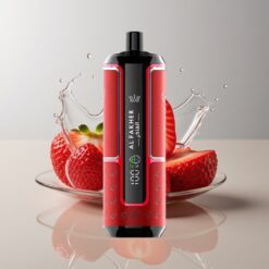 Australia Wholesaler Al Fakher Crown Bar 15K Hypermax Strawberry Punch 22ml 600mAh Type-C DTL 6mg