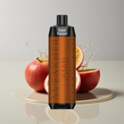 Australia Wholesaler Al Fakher Crown Bar 8000 Crystal 18ml Sweet Passionfruit USB-C 600mAh 5mg Disposable Vape