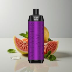 Australia Wholesaler Al Fakher Crown Bar 8000 Crystal Grape Mint 18ml 5mg USB-C 600mAh 0.6ohm Draw