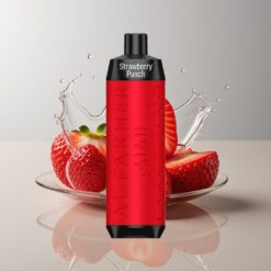 Australia Wholesaler Al Fakher Crown Bar 8000 Crystal Strawberry Punch 18ml 5mg USB-C 600mAh 0.6ohm