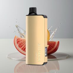 Australia Wholesaler Alibarbar Ingot 9000 Puffs Grape Ice Disposable Vape 22ml 2350mAh LED