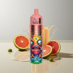 Australia Wholesaler Fumot RandM Tornado 30000 Puffs 30mL 5% Mesh Strawberry Ice Rechargeable LED