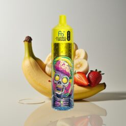 Australia Wholesaler Fumot RandM Tornado 30000 Puffs Banana Strawberry 30mL 5% 600mAh Mesh LED