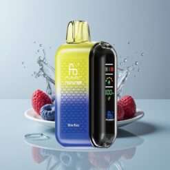Australia Wholesaler Fumot Tornado 20000 Puffs Dual Mesh Blue Razz Rechargeable Display Airflow 2%