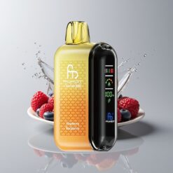 Australia Wholesaler Fumot Tornado 20000 Puffs Dual Mesh Blueberry Raspberry Rechargeable Display Airflow