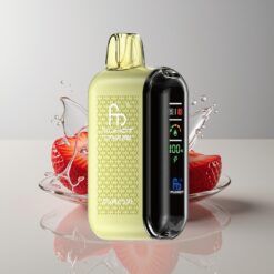 Australia Wholesaler Fumot Tornado 20000 Puffs Strawberry Ice Dual Mesh Coil Smart Display Airflow Control