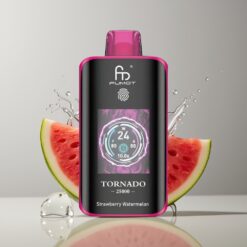 Australia Wholesaler Fumot Tornado 25000 HD Screen Rechargeable Strawberry Watermelon Disposable Vape