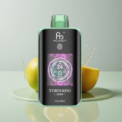 Australia Wholesaler Fumot Tornado 25000 Puffs Cool Mint HD Screen 700mAh 20ml Type-C
