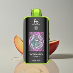 Australia Wholesaler Fumot Tornado 25000 Puffs Double Apple HD Screen 700mAh Rechargeable 20ml Type-C