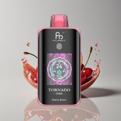 Australia Wholesaler Fumot Tornado 25000 Puffs HD Screen Rechargeable Cherry Bomb Disposable Vape