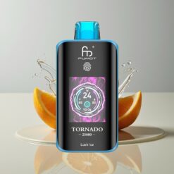 Australia Wholesaler Fumot Tornado 25000 Puffs Lush Ice HD Screen 700mAh 20ml Type-C