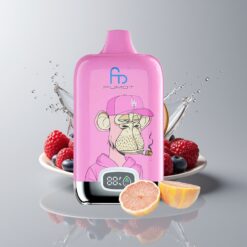 Australia Wholesaler Fumot Tornado Digital Box 12000 Puffs Blueberry Raspberry Mesh Coil MTL 20ml Rechargeable