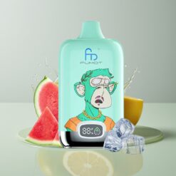 Australia Wholesaler Fumot Tornado Digital Box 12000 Puffs Cool Mint Mesh Coil 20ml Type-C MTL