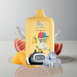 Australia Wholesaler Fumot Tornado Digital Box 12000 Puffs Grape Ice Disposable Vape Mesh Coil Type-C MTL