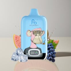 Australia Wholesaler Fumot Tornado Digital Box 12000 Puffs Pink Lemonade Mesh 20ml MTL Rechargeable