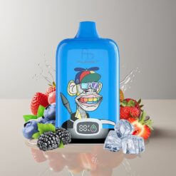 Australia Wholesaler Fumot Tornado Digital Box 12000 Puffs Strawberry Grape Mesh Coil 20ml Type-C