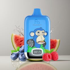 Australia Wholesaler Fumot Tornado Digital Box 12000 Puffs Strawberry Watermelon 20ml Mesh Rechargeable MTL