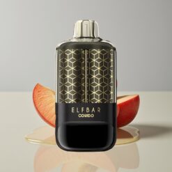 Australia Wholesaler ELF BAR COMBO 25000 Puffs Apple & Juicy Peach 22ml 700mAh Type-C Dual Modes Dual Airflow