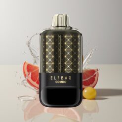 Australia Wholesaler ELF BAR COMBO 25000 Puffs Pink Lemonade & Grape Fruit 22ml 700mAh Type-C Dual Modes Dual Airflow Display