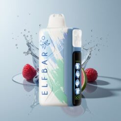 Australia Wholesaler Elf Bar Ice King 40000 Puffs Blue Razz Ice Rechargeable Dual Airflow LCD