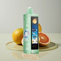 Australia Wholesaler Elf Bar Planet 25000 Puffs Grapefruit Green Tea 18ml 800mAh Mesh Rechargeable