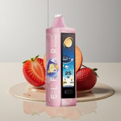 Australia Wholesaler Elf Bar Planet 25000 Puffs Strawberry Peach+ 5% Mesh 18ml 800mAh